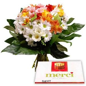 Anabel - Mix kvetov a chryzantém 