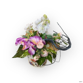 Umelý kvetinový aranžmán Harmónia
