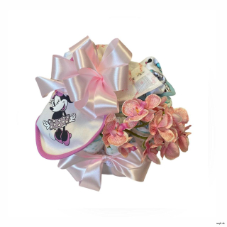 Plienková torta Mickey Pink