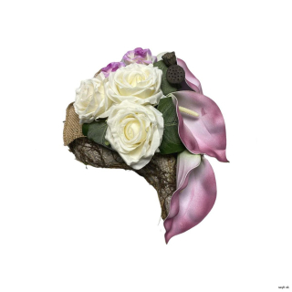 Ikebana White & Pink Memory