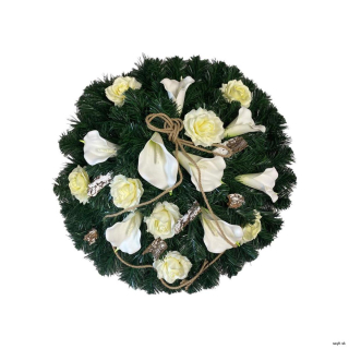 Umelý smútočný veniec Circle 2