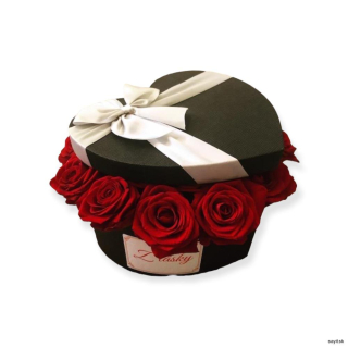Kvetinový box – Čierne srdce