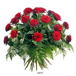 Luxusná kytica červených ruží 19 - Luxury roses 19