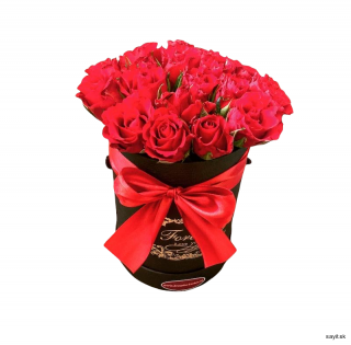 Flower box forever - Červený