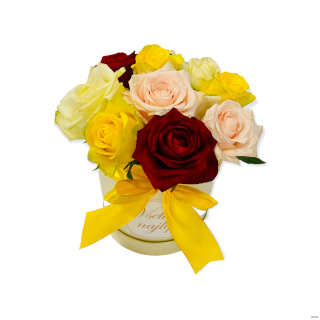 Box mix ruží - Všetko najlepšie 