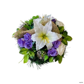 Umelá smútočná ikebana 5