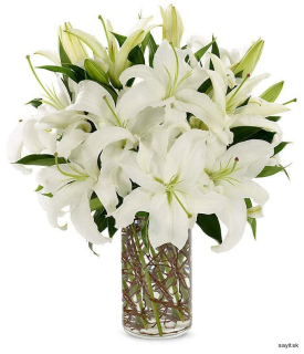 Kytica z bielých ľalií