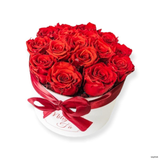 Trvácne ruže v boxe - Milujem ťa