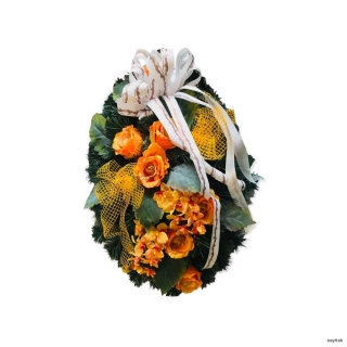 Umelý veniec - ovál 