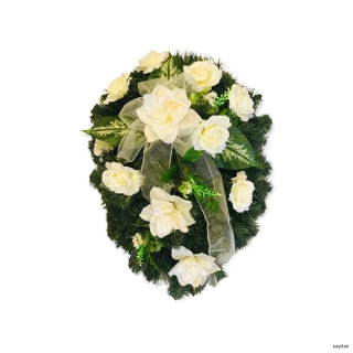 Umelý smútočný veniec 22