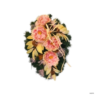 Umelý smútočný veniec 26