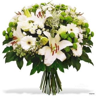 Smútočná mix kytica 