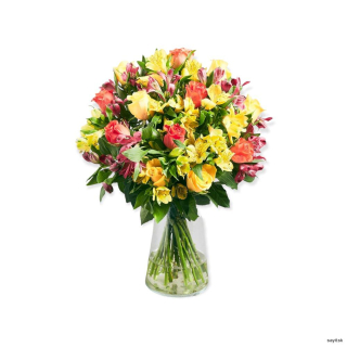 Kytica z alstromérií - Colour dream II. 