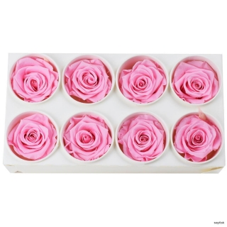 Ruža stabilizovaná ružová 5,5cm